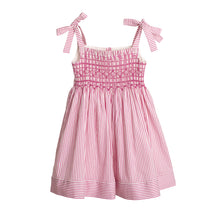 Emilia Dress, Pink Stripes