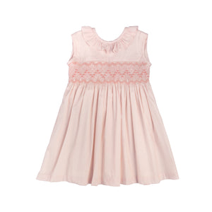 Josefina Dress, Light Pink Stripes