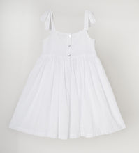 Isla Isabela Dress, White Plumeti