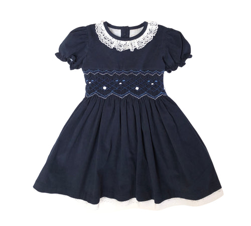 Pasochoa Dress, Blue  Corduroy