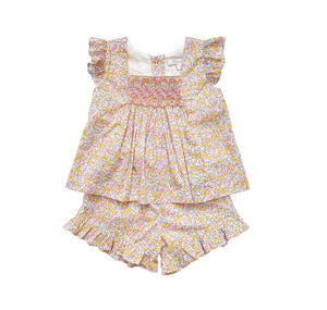 Olivia Set, Yellow Liberty Florals